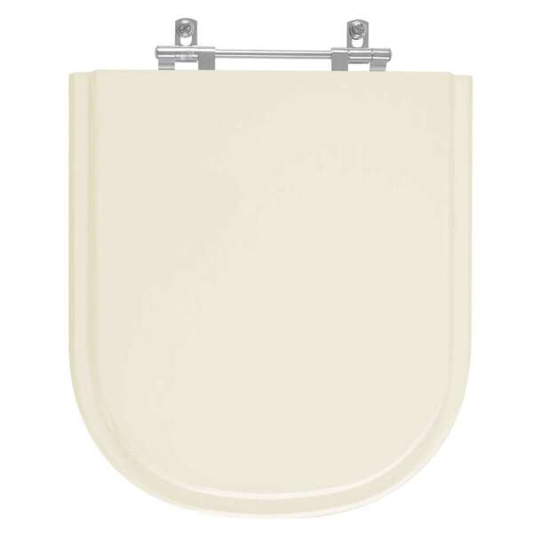 Tampa De Vaso Poliéster Vogue Plus Bege | Creme Para Bacia De